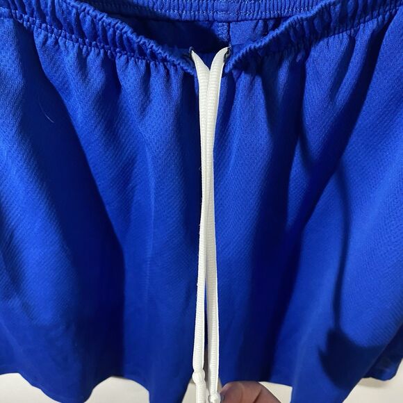 Nike Shorts Men's Large Blue Epic Knit Training Athletic Gym Active 646151-480 - Picture 4 of 11